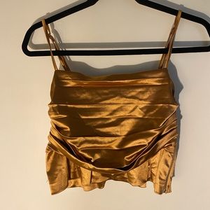 Satin Cropped Cami